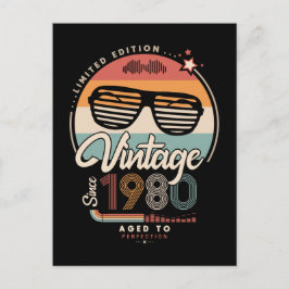 Vintage since 1980 vykort