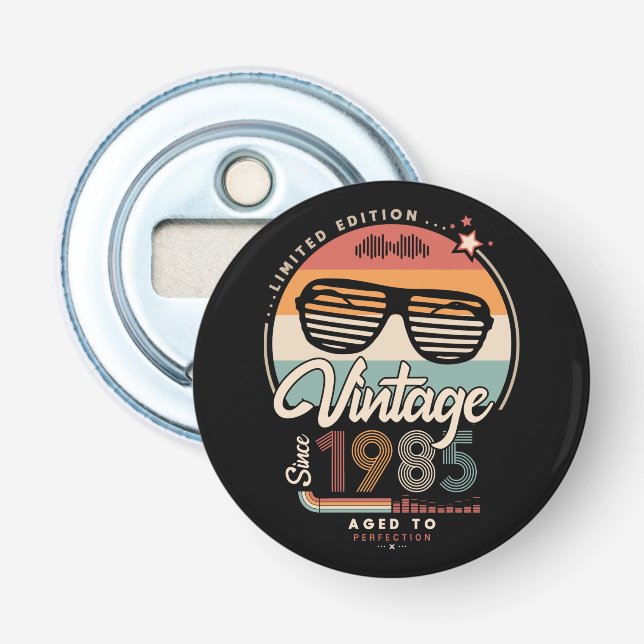 Vintage since 1985 flasköppnare (Framsidan)