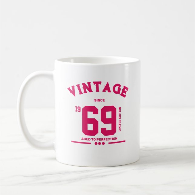 Vintage Since Begränsad Upplaga Kaffemugg (Vänster)