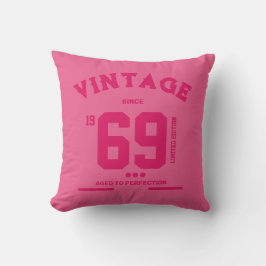 Vintage Since Begränsad Upplaga Kudde