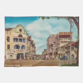 Vintage Singapore kökshandduk