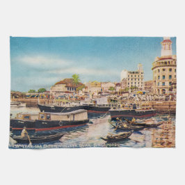 Vintage Singapores kökshandduk