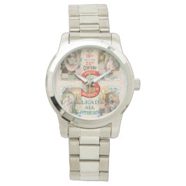 Vintage Singer Sewing Maskin Ad Armbandsur