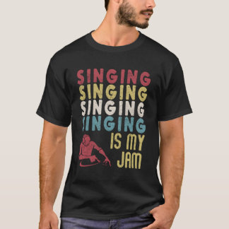 Vintage Singing är min Sylt-Roligt sångerska T Shirt