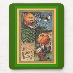 Vintage Singing Pumpkin Man Musmatta