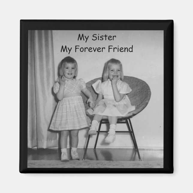 Vintage Sister Magnet (Framsidan)