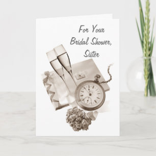 VINTAGE SISTER MÖHIPPA CARD INBJUDAN