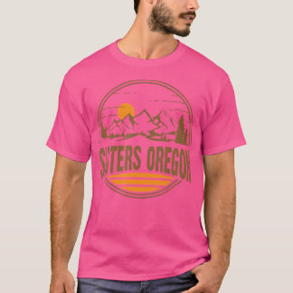 Vintage Sisters Oregon Mountain Hiking Souvenir Pr T Shirt