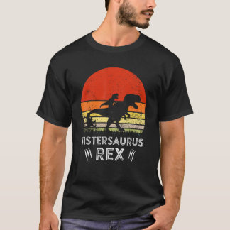 Vintage Sistersaurus Rex Dinosaur Matching Family T Shirt