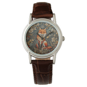 Vintage Sitta Fox William Morris Inspired Blommigt Armbandsur