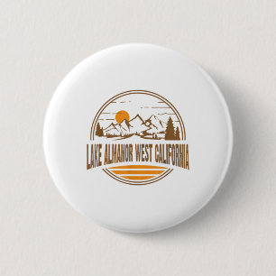 Vintage Sjö Almanor Väster California Mountain H Knapp