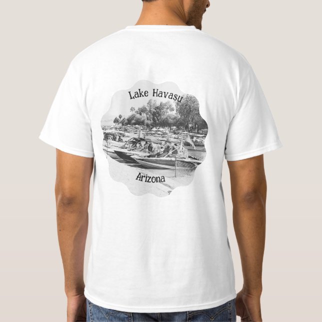 Vintage Sjö Havasu-kanalen T Shirt (Baksida)