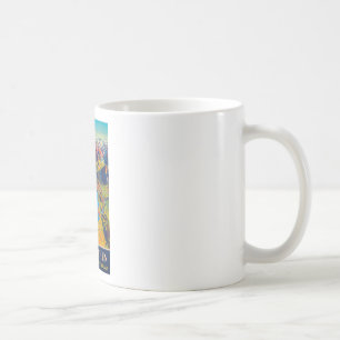 Vintage Sjö i Thun Schweiz Travel Kaffemugg