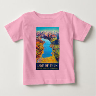 Vintage Sjö i Thun Schweiz Travel T-shirt
