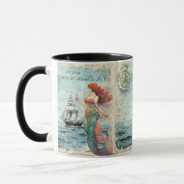 Vintage Sjöjungfru Enchantment: Magic Underwater Mugg