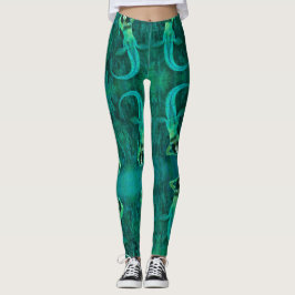 Vintage Sjöjungfru Leggings