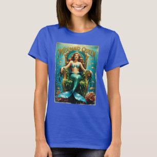 Vintage Sjöjungfru Queen Tee - Timless Ocean Royal
