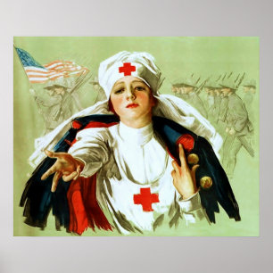 Vintage Sjuk Poster ~ Världskrig 1.