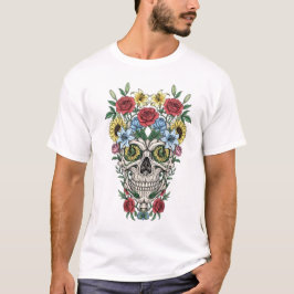 Vintage Sjukdomskålsblomma T-Shirt