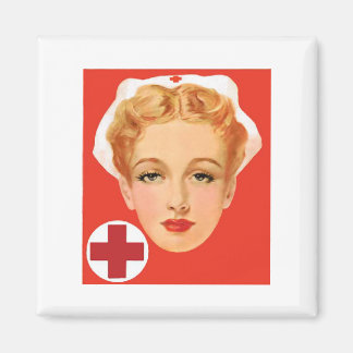Vintage sjuksköterska magnet