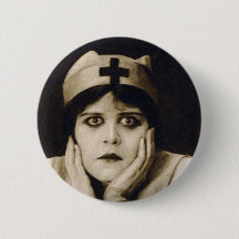 Vintage sjuksköterska theda bara rolig