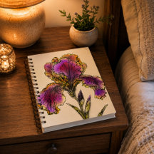 Vintage Skäggiris Botanisk Journal