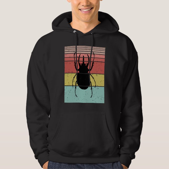 VINTAGE SKALBAGG INSEKT HOODIE (Framsida)
