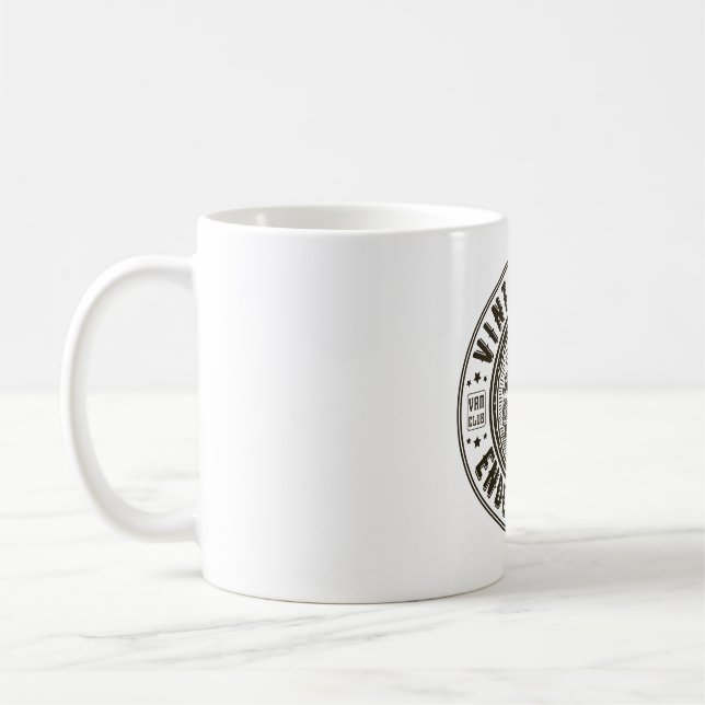 Vintage Skåpbil Oändliga Planer Kaffemugg (Vänster)