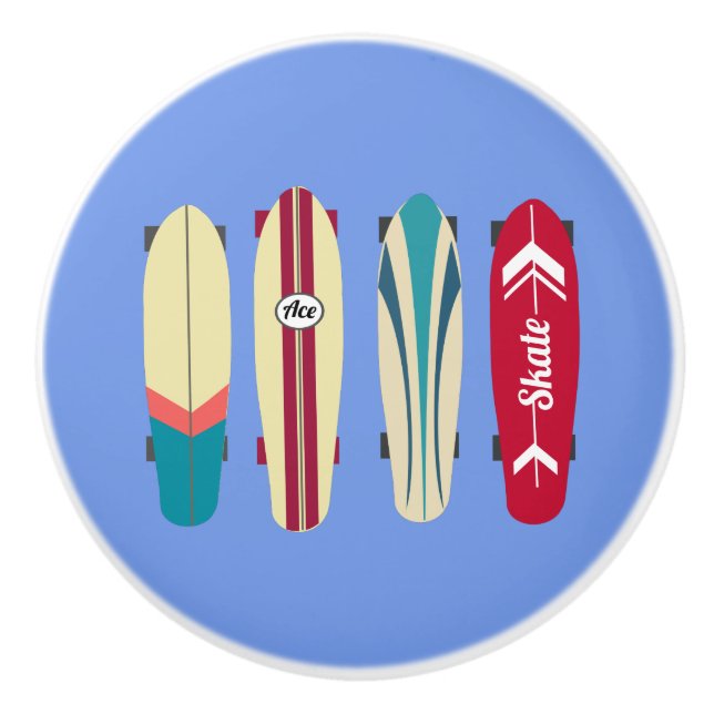 Vintage Skateboard Knopp (Framsidan)