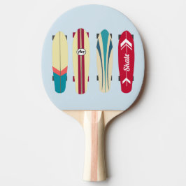 Vintage Skateboard Pingisracket