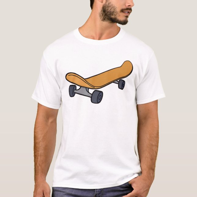 Vintage Skateboard Retro T Shirt (Framsida)