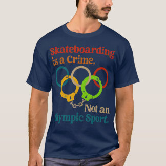 Vintage Skateboarding är ett brott som inte är en T Shirt