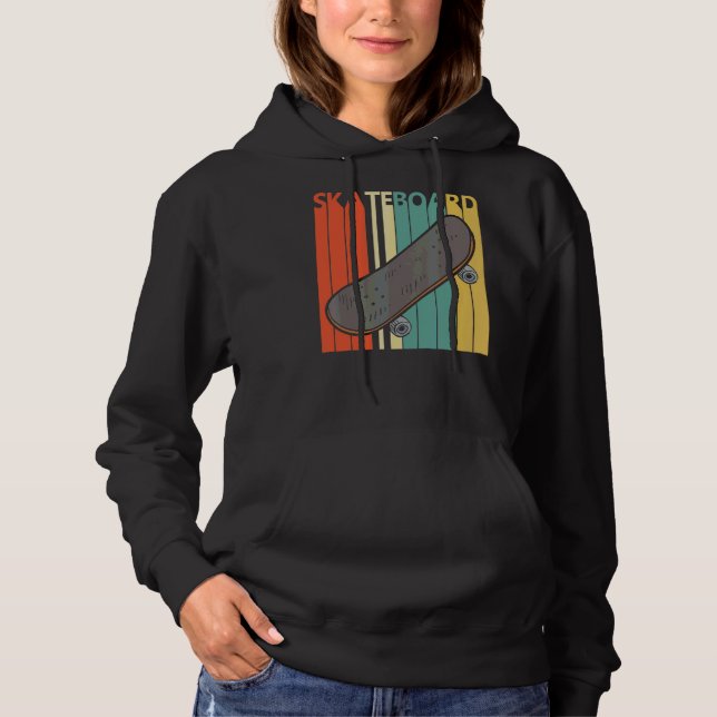 Vintage Skateboarding Sport T Shirt (Framsida)
