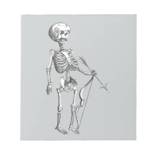 Vintage Skeleton Archer Anteckningsblock