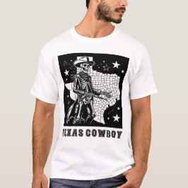 VINTAGE SKELETON COWBOY T SHIRT