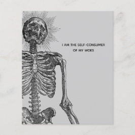 Vintage Skeleton Flygblad