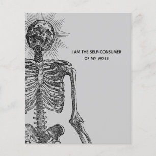 Vintage Skeleton Flygblad