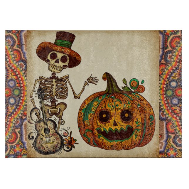 Vintage Skeleton/Pumpkin Day of the dead (Framsidan)