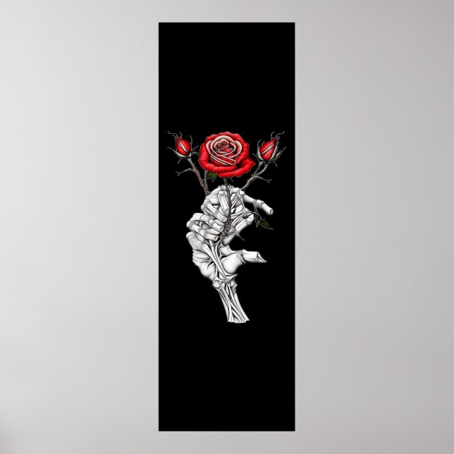 Vintage Skeleton Ro Valentine Poster (Framsidan)