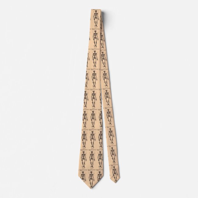 Vintage "Skeleton" slips Definition Herrtie (Framsida)