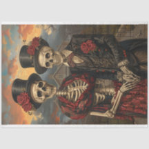 Vintage Skelton, Decoupage
