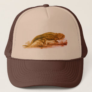 Vintage Sketch Garden Lizard Keps