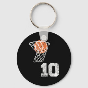 Vintage Sketll Jersey Nummer 10 Spelar Nummer Nyckelring