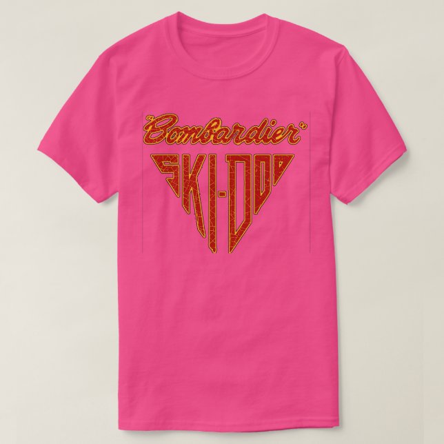 Vintage Ski Doo T Shirt (Design framsida)