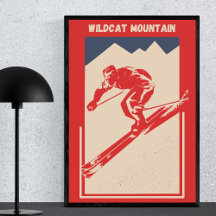 Vintage Ski New Hampshire Resort Wildcat Mountain