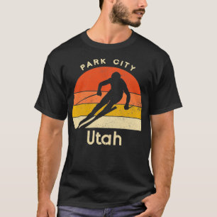 Vintage Ski Park City Utah Mountain T Shirt