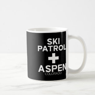 Vintage Ski Patrol Aspen T Shirt Snowboarding Skii Kaffemugg