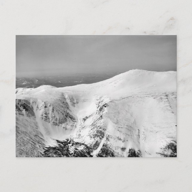 Vintage skidbild, identifiera pisterna vykort (Framsida)