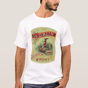 Vintage "skjortan för etikett för Scotch Whiskey Tee Shirt