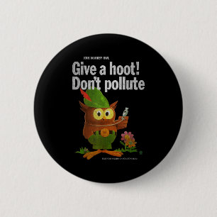 Vintage skjortor av Sven & Angus Woodsy Owl Give Knapp